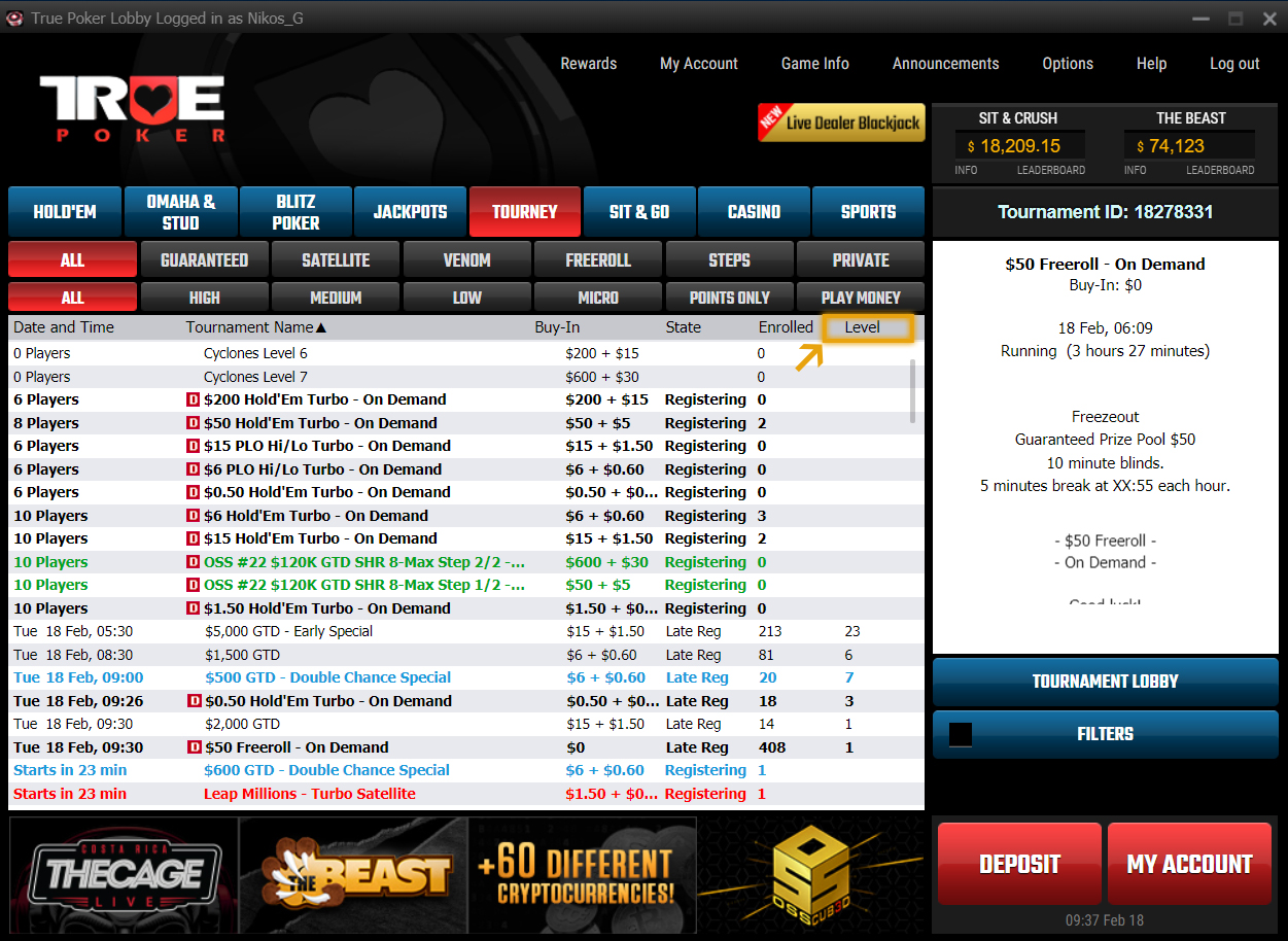 LateRegistration Level